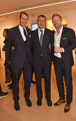 Ben Goldsmith con Ben Elliot e Paul Collingwood