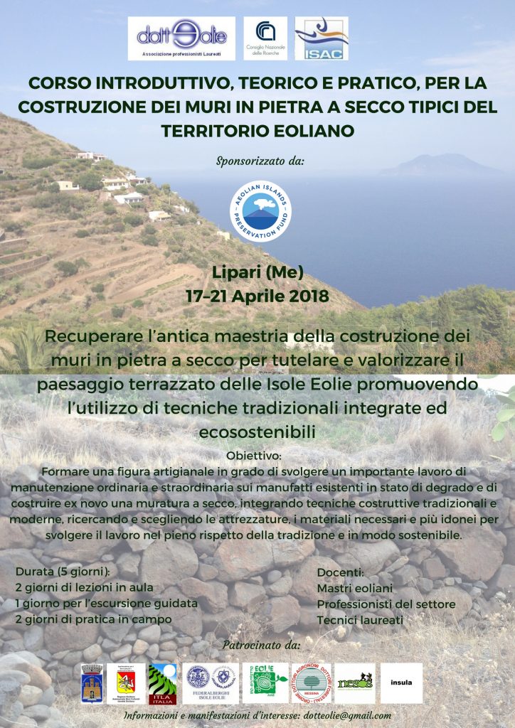 Corso muretti poster