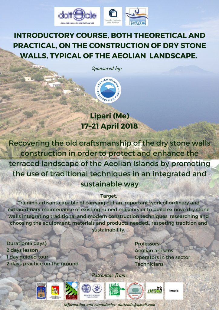 Corso muretti poster EN