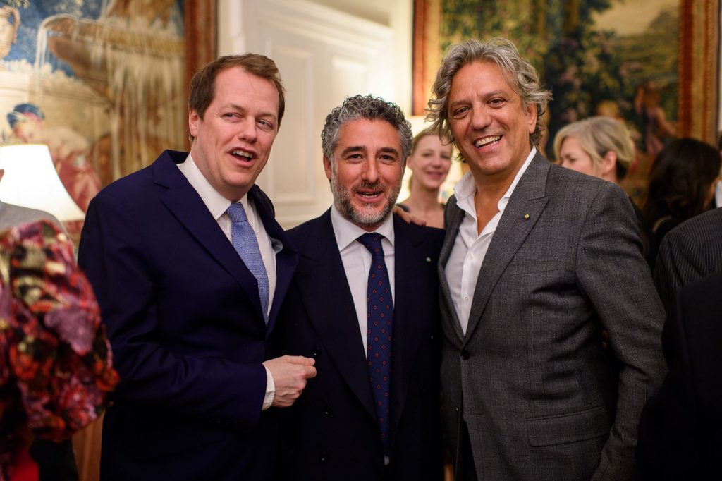 Reception hosted by the Ambassador of Italy for the presentation of “Cavaliere” of the Order of Merit of the Italian Republic to  Luca Del Bono at the Italian Embassy on Monday, 25 February 2019