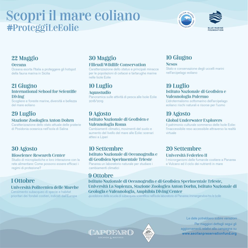 Calendario Proteggi Le Eolie